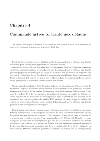 116 Chapitre 3 : Synthèse d’observateurs polytopiques à entrées inconnues pour le diagnostic
 