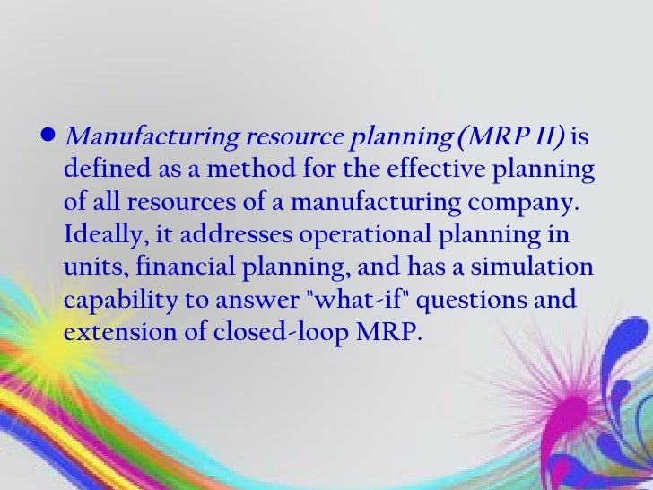 Mrp ii