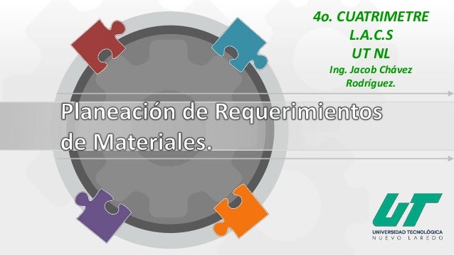 Mrp planeacion de requerimientos de materiales