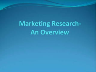 Marketing Research (View)