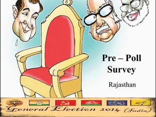 Pre – Poll
Survey
Rajasthan
 