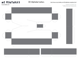 mrprintables 3d alphabet templates a to m
