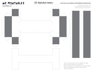 mrprintables 3d alphabet templates a to m