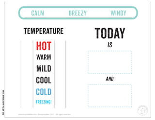 Mrprintables my-weather-station-ltr | PPT