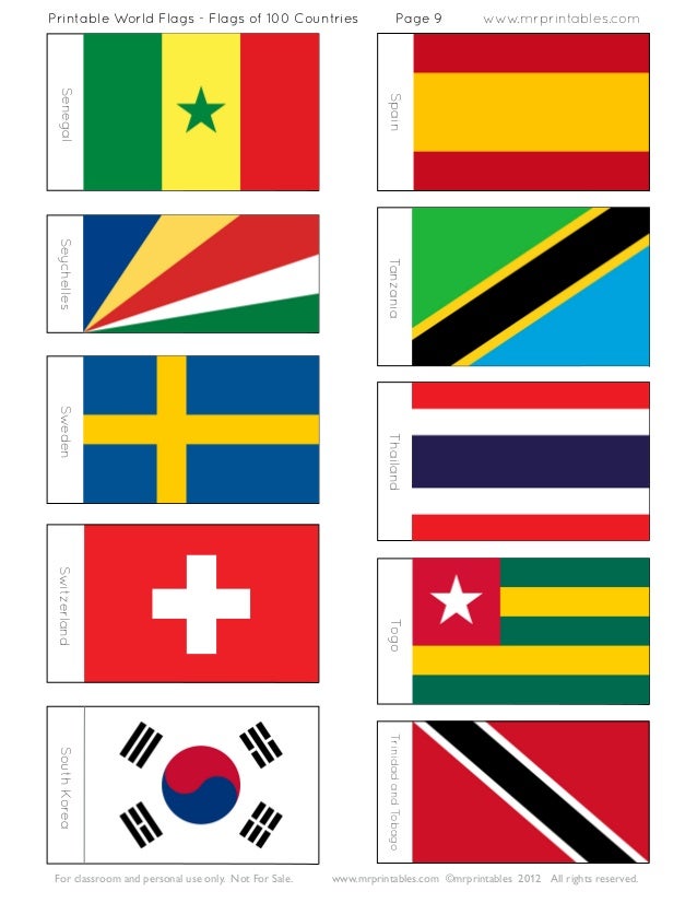 Mrprintables World Flags Bunting