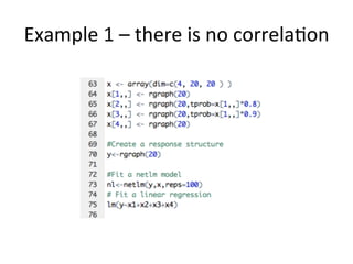 Example	1	–	there	is	no	correla=on	
 