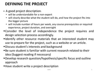 How to choose final project | PPT