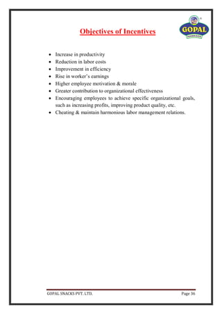 Gopal namkeen report | PDF