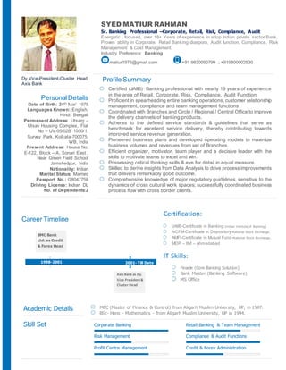 Sr Banking Professional | PDF