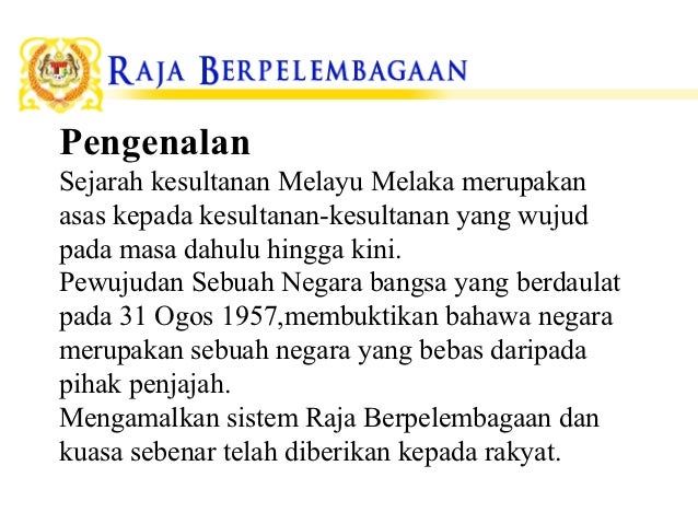 Fungsi Dan Bidang Tugas Majlis Raja Raja Melayu