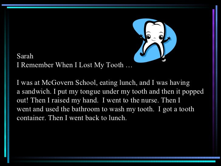 The Tooth by Shirley Jackson The Tooth by Shirley Jackson