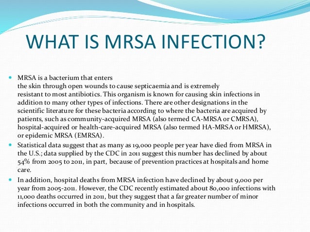 How do you get MRSA?
