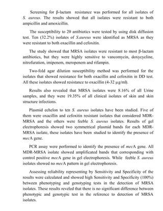 MRSA | PDF