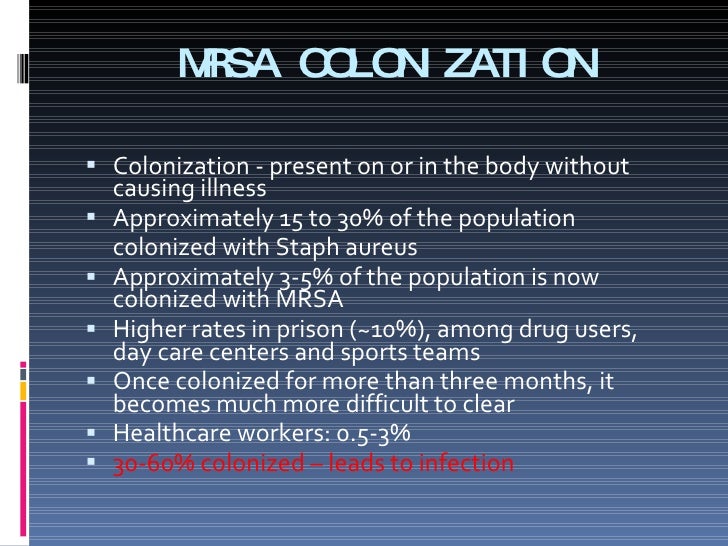 Mrsa eradication presentation sep 30 2010