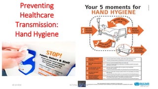 Preventing
Healthcare
Transmission:
Hand Hygiene
18-10-2016 Dr.T.V.Rao MD @ MRSA
 