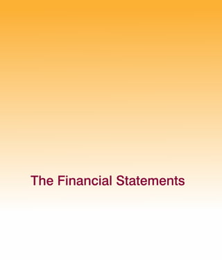 The Financial Statements
 