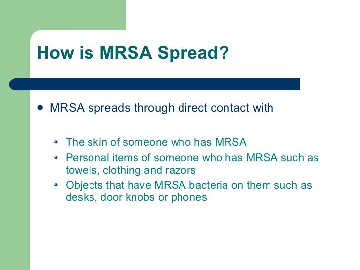 Mrsa ppt