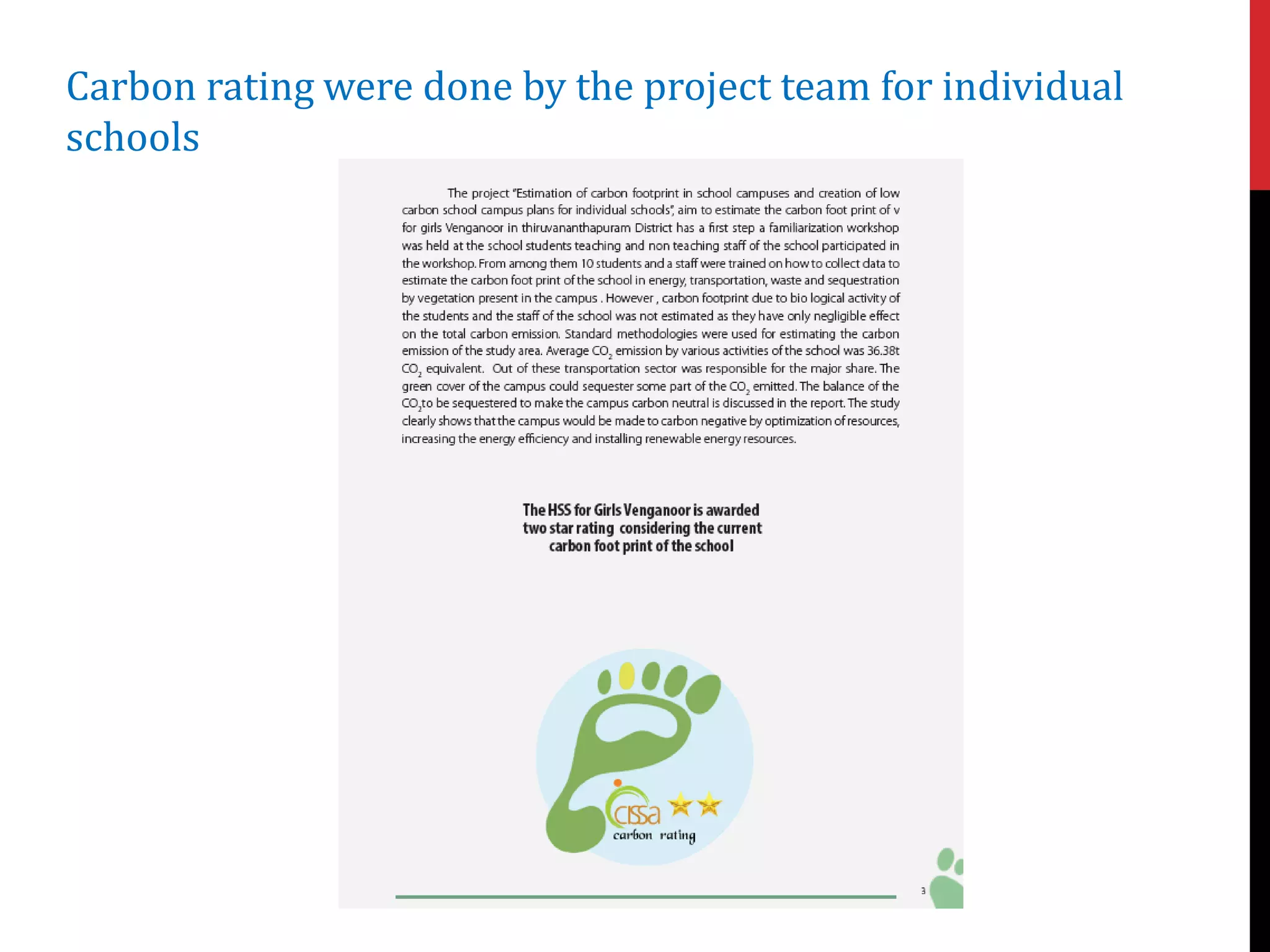 Estimation of Carbon Footprint in School Campuses and Creation of Low ...