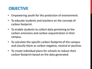 Estimation of Carbon Footprint in School Campuses and Creation of Low ...