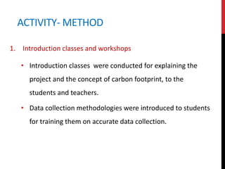 Estimation of Carbon Footprint in School Campuses and Creation of Low ...