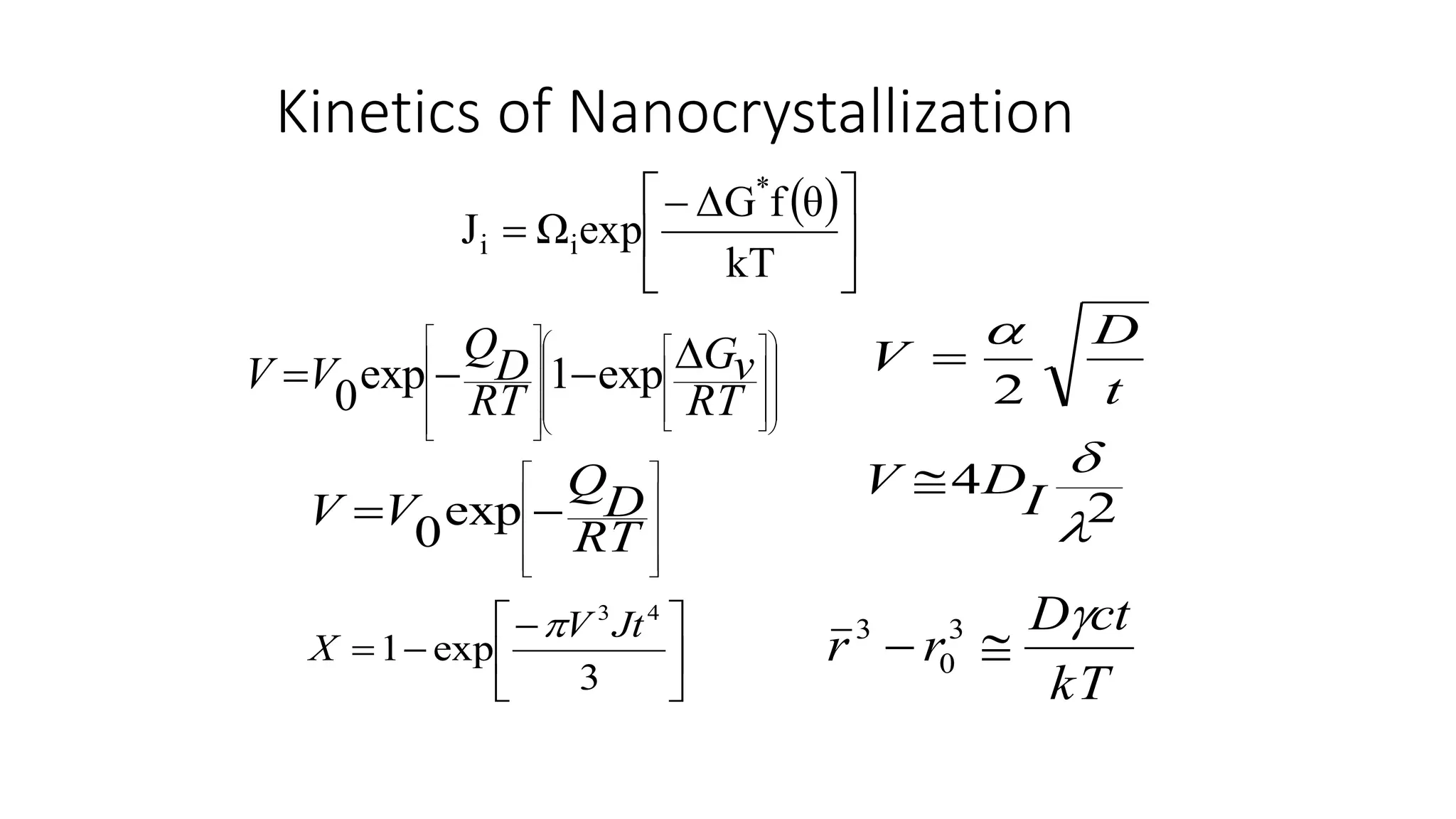 Nucleation and Growth of Crystal Phases from Amorphous Solids | PPTX
