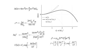 Nucleation and Growth of Crystal Phases from Amorphous Solids | PPTX