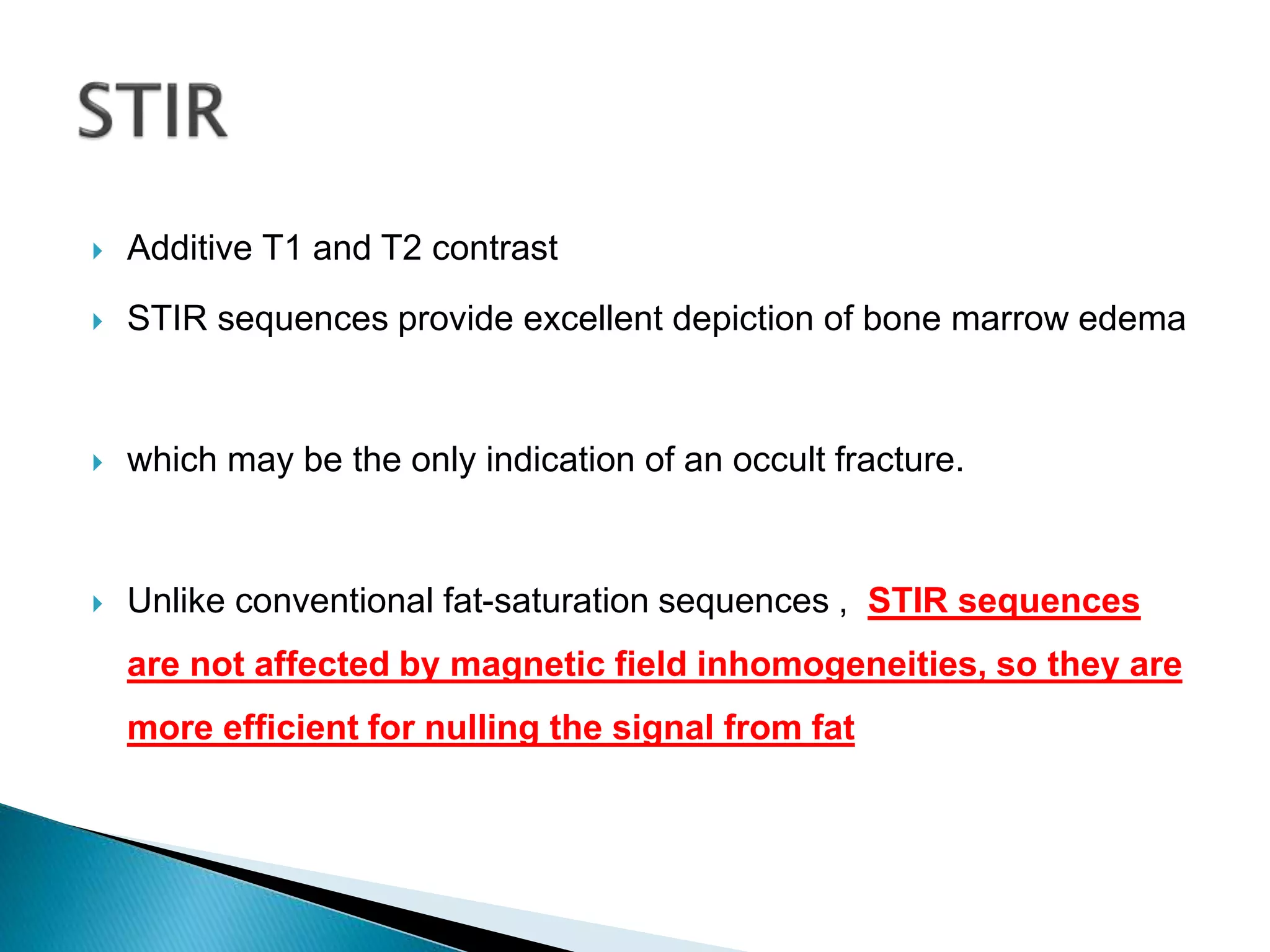 BASIC MRI SEQUENCES PPTX