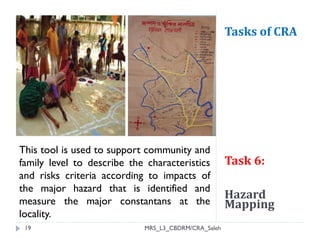 Community Risk Mapping Drawing Sample Community Risk Assessment (CRA) | PDF