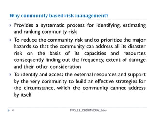 Community Risk Assessment (CRA) | PDF