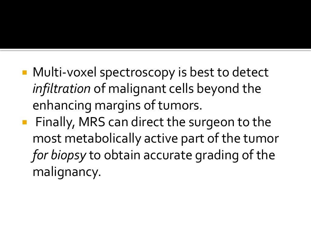 MR spectroscopy