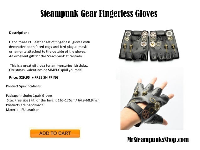 Steampunk Fingerless Net Brown Gloves Victorian Industrial /& Science Fiction fnt