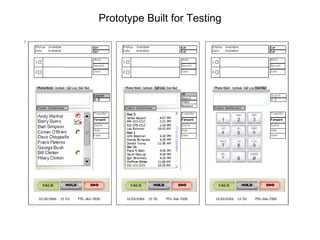 Prototype Built for Testing 