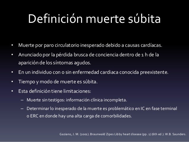 Muerte subita en diabetes Muerte subita en diabetes
