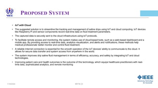 Remote Monitoring and Analytics for Cloud-Based Drip Saline Fluid ...