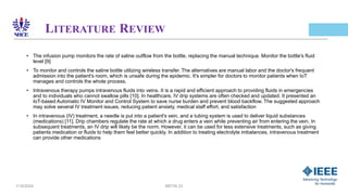 Remote Monitoring and Analytics for Cloud-Based Drip Saline Fluid ...