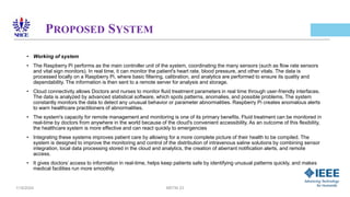 Remote Monitoring and Analytics for Cloud-Based Drip Saline Fluid ...