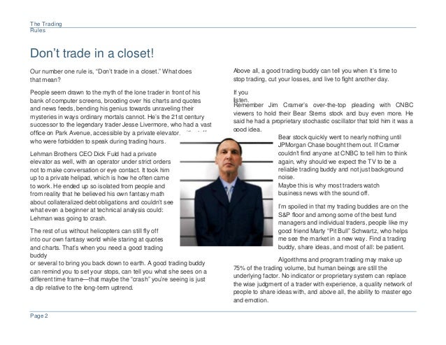 Trading system rules