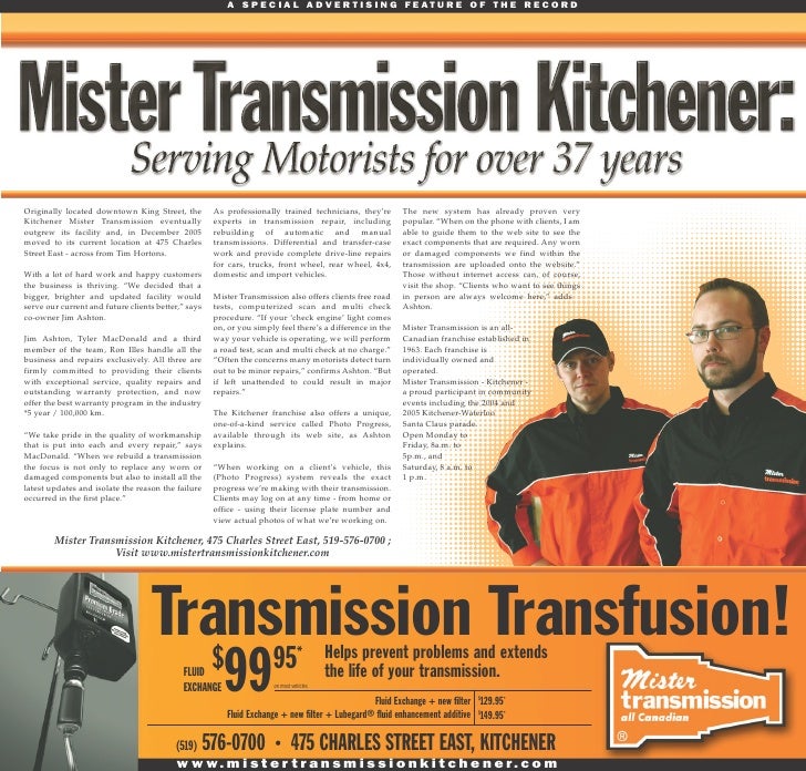 Mister Transmission Kitchener
