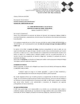 Caseros, 26 de enero de 2016
Municipio de Tres de Febrero
Secretaría de Salud y Desarrollo Humano
Secretario Dr. Adolfo Sá...