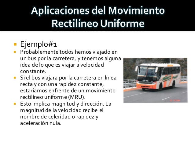Movimiento Rectilineo Uniforme