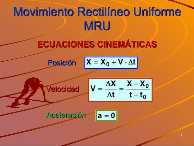 Movimiento Rectilineo Uniforme