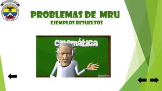 Ejemplos resueltos
Problemas de mru
 