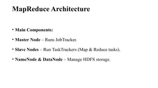 Map reduce testing framework for Hadoop’s MapReduce programs. | PPTX