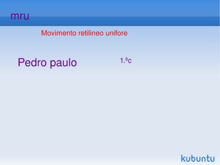 Mrupedro