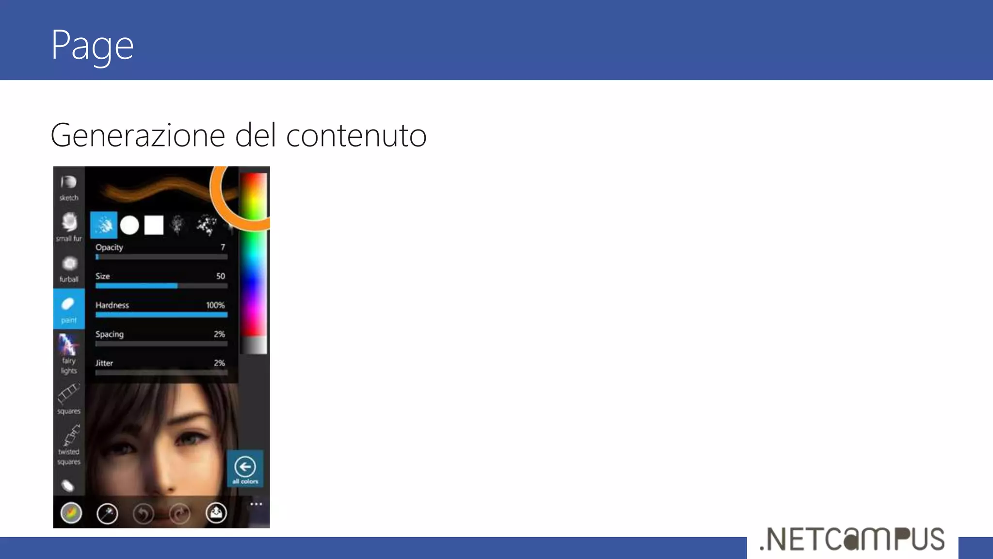 Generazione del contenuto
Page
 