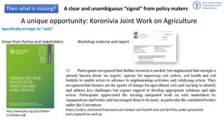 MRV of soil organic carbon: Where are we and what is missing? | SOC in NDC webinar 2020