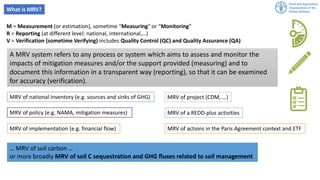 MRV of soil organic carbon: Where are we and what is missing? | SOC in NDC webinar 2020