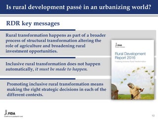 Rural Development Report 2016 - Fostering inclusive rural ...