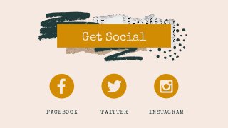 Get Social
FACEBOOK TWITTER INSTAGRAM
 
