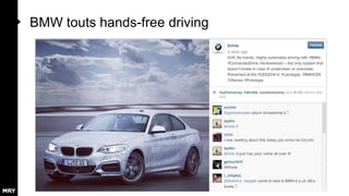 BMW touts hands-free driving

 